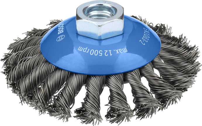 Bosch金屬重型斜角刷 100 x 0.5 毫米，適用於角磨機。